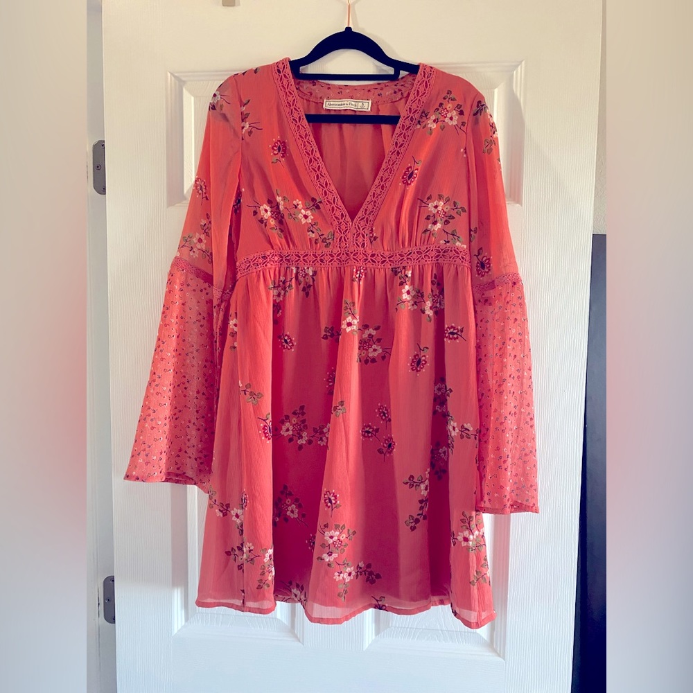 Abercrombie fall dress & Susina top. Both can be worn and layered jean jacket.